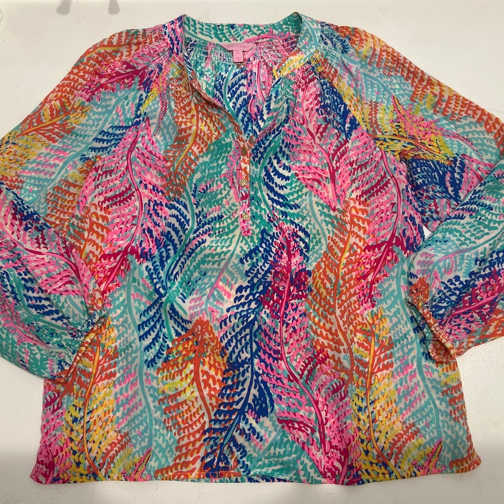 Lilly Pulitzer Long-sleeve Blouse